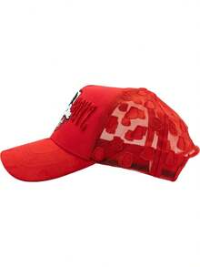 Thirty One Hats Gorra La Mochila Backpack Boyz Rojo Ajustable Lisa Diseño Único y Exclusivo para Ocasiones Casuales - Rojo - Ver 8