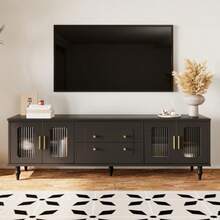 Television Stands & Entertainment Centers - Black - View 11