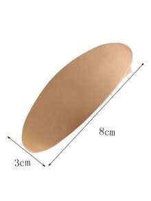 1PC Oval Hair Barrette Vintage Metal Large Hair Clip, Gold/Silver French Fashion Wedding Prom Formal Hair Accessories For Women Girls Long Thick Hair, Claw Clips, Hair Slide, Hair Barrettes - Multicolor - View 8