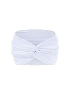 宽弹力发带，适合女孩——防滑瑜伽、运动和波西米亚风发带 | 加厚打结发带，适合所有发质 | 黑色、棕色、灰色、深蓝灰色 | 多功能发饰，多功能发带 | 打结发带 | 防滑设计 - 彩色 - 查看 11