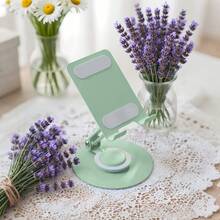 1pc Upgraded All-Metal Desktop Phone & Tablet Stand | Dopamine Color | 360° Rotating & Foldable Portable | Internet Sensation | Foldable Phone Holder | Adjustable Desktop Tablet Stand - Multicolor - View 9