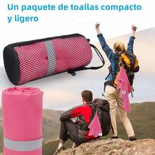 Deportivas Toalla Microfibra Azul Set de 3, Toalla Deportiva Secado Rpido, Toalla natacion Absorbente Toalla Gym de Bao Suave y Ligero para Natacion, Deporte, Bao, Viajes, Yoga Azul - Día - Ver 7