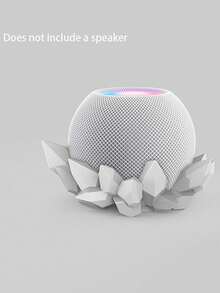 1pc HomePod Speaker Stand | Non-Slip Desktop Speaker Base | Dedicated Speaker Rack Accessory | 3D Printed Home & Office Storage Rack - Multicolor - View 1