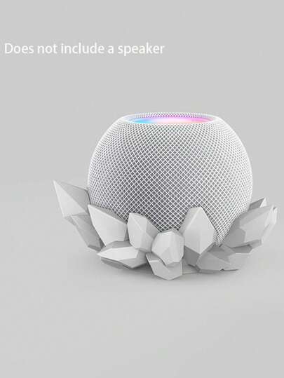 1pc HomePod Speaker Stand | Non-Slip Desktop Speaker Base | Dedicated Speaker Rack Accessory | 3D Printed Home & Office Storage Rack