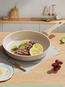 1pc Maifanshi Nonstick Frying Pan, Suitable For Steak, Pancake, Crepe, Egg, Compatible With Induction Cooktop And Gas Stove, PFOA-Free - Multicolor - View 2