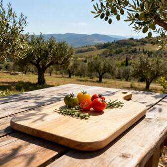 Wooden Cutting Board, Cream-Colored Cutting Board, Natural White Cutting Board, Heat-Resistant, Scratch-Resistant, Dual-Sided Usable, Flat Cutting Board, Asymmetrical Cutting Board, Cooking Tool, Suitable For Cutting Vegetables, Meat, Bread And Various Food Ingredients, Can Be Used Directly On Food, Portable For Outdoor Use, Essential Home Item, Gift, Housewarming Gift, New Home Gift