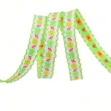 Chinese Style Floral Trim Ribbon, Vintage Embroidered Ribbon Variety, DIY Handmade Bow Hair Clip Clothing Accessories Ribbon