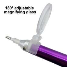 LED beleuchteter Diamant-Malstift mit Lupe, Diamant-Malzubehör