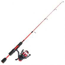 SOUGAYILANG 两节68厘米冰钓竿，玻璃纤维材质，轻便 | 1个塑料渔轮，塑料材质，适用于冬季冰钓 - 紅色 - 查看 14