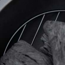 Outsunny Fire Pit With Lid And Hook In Log Design For Garden Camping Patio MgO Steel Brown On Site - 1 - View 7