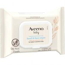 Toallitas para manos y cara Aveeno Baby con extracto de avena, 25 unidades (paquete de 4) - 1 - Ver 1