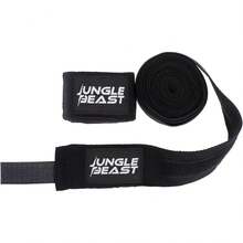 Jungle Beast Vendas para Box, Vendaje Firme y Cómodo para Mano, Boxeo Estilo Mexicano y Artes Marciales, V4 450cm Profesionales, (PAR). - Blanco - Ver 3