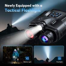 4K Night Vision Binoculars - Equipped With Flashlight, Suitable For Lighting, Additional Lighting And Signaling To Assist Camping, Hunting And Security, Night Vision Binoculars For Adults, 3 Inch Large Screen, 8x Digital Zoom, 32GB Memory To Store Photos, Maps And Videos, Perfect Unique Gift For Outdoor Lovers, Camping Lovers And More. - màu đen - Xem 9