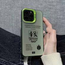Funda de Teléfono Vojvodina Passport para 17,16,15,14,13,12,11,Pro,Max,Plus, Cubierta Mate Colorida a Prueba de Golpes - z8 - Ver 8