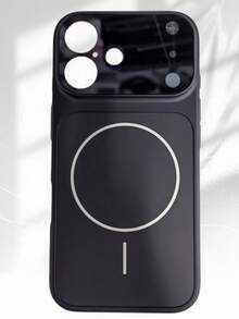 17 风格升级款：原装大窗口磁吸保护壳，兼容 17/16/15/14/13 Air/17 Pro Max – 支持无线充电，磨砂质感