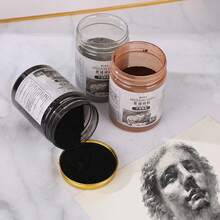 1P Piece Of Charcoal Powder Sketch Willow Charcoal Powder, Quick Spread Powder,Art Students And Art Exam Sketching Charcoal Powder,Lightweight And Multifunctional Art Supplies,Exclusively For Art Students And Art Exam Sketching