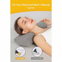 Orthopedic Cervical Viscoelastic Pillow – 12x65x23cm / Ergonomic And Anti-Stress Support - Qiu Gifts - 隨機的 - 查看 8