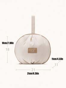 Round Portable Underwear Storage Bag, Multi-Pocket Waterproof Bra Organizer, Compact Design, Suitable For Back To School, Vacation, Camping, Can Store Underwear, Socks, Intimate Apparel, Women's Travel Daily Accessory - Multicolor - View 9