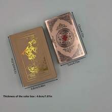 Bộ bài Tarot màu hồng hồng kèm sách hướng dẫn - Bộ bài sang trọng 78 lá - Bộ bài Tarot PET chống nước và chống rách - Bộ bài Tarot màu hồng thanh lịch dành cho người mới bắt đầu và chuyên gia - 4,7in*2,8in(12cm*7cm), Số phận, Bói toán, Bài Oracle, Giáng sinh, Halloween, Năm mới, Lễ tạ ơn, Quà tặng, Bói toán, Tiên tri, Quà tặng bài Tarot (Có hướng dẫn tô màu) - Hồng - Xem 8