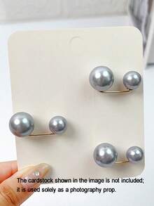 3 Pcs Of Trouser Leg Shortening Pearl Jeans Ankle Clips, Used To Prevent Trouser Legs From Dragging At The Bottom, Anti-Slip Slipper Buckles, Trouser Length Adjusters, Prevent Trouser Legs From Dragging On The Ground, Suitable For Jeans And Trousers, Waterproof, Portable, Wear-Resistant, Shortening Craftsmanship, Corner Knot - Multicolor - View 11