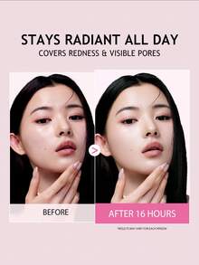 HEXZE 15克气垫粉底液，高遮瑕力，持妆长达16小时，防水，买一送一替换装 - 05 肉桂 - 查看 5