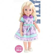 15Inch Fashion Doll, Poseable Limbs, Rooted Hair For Styling, Open Eyes, Soft Huggable Body | Stylish Playmate