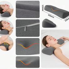Orthopedic Cervical Viscoelastic Pillow – 12x65x23cm / Ergonomic And Anti-Stress Support - D.K.L - Ngẫu nhiên - Xem 2