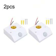 LED Automatic PIR Motion Sensor Light Bulb Socket, Suitable For E26/E27 Bulbs 85-265V, Adjustable Lighting Duration, For Stairs, Hallways, Houses, Basements - Star - View 13