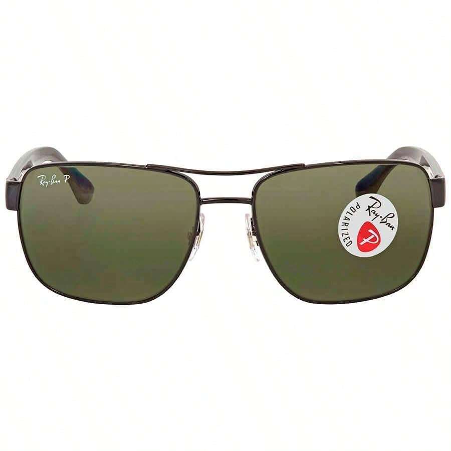 Ray-Ban Polarized Green Classic G-15 Square Men's Sunglasses RB3530 002/9A 58 | | Men Sunglasses - 綠色 - 查看 1