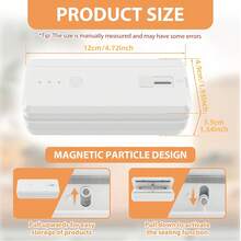 2 In 1 Mini Portable Sealing Machine Food Packaging Machine Kitchen Sealing Machine USB Charging Model, Kitchen Appliances,Portable Sealing Machine, 1300mAh, USB Charging, Quick Sealing, Used For Resealing Snacks And Plastic Bags To Keep Food Fresh, Very Suitable For Kitchen, Food Storage Mini Sealing Machine, Holiday Gifts, Birthday Gifts