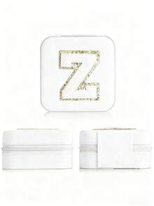 Caja de almacenamiento de joyas, caja de almacenamiento de joyas multifuncional para viajes, caja de almacenamiento de joyas pequeña para anillos, collares y aretes, esencial para vacaciones, fiestas y cruceros, regalo para damas de honor, regalo personalizado para mujeres, esposas, madres, caja de accesorios de joyería, mini caja de joyas para viajes y uso diario Bolsa de maquillaje Bolsa de maquillaje Bolsa de cosméticos Bolsa de aseo Artículos esenciales para viajes Artículos esenciales para cruceros Artículos esenciales para vacaciones para hombres y mujeres - Multicolor - Ver 4