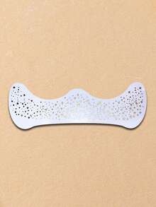 6片闪亮雀斑全息贴纸，面部闪光临时纹身贴纸，防水，带有闪亮星星图案，适合派对和音乐节使用。 - 彩色 - 查看 5