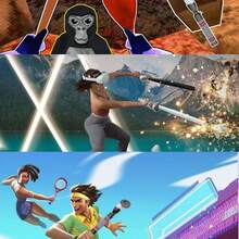 VR Controller Grips For Meta Quest 3/3S - Long Arms For Gorilla Tag, Beat Saber Handles, Golf Club & Deadeye VR Attachments - Enhanced Grip & Comfort For Quest 3 Accessories - 黑色 - 查看 6