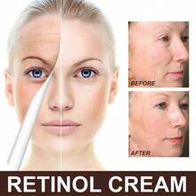 Retinol Face Cream, Anti-Wrinkle And Wrinkle Removal, Firming And Lifting, Brightening And Moisturizing Facial Skin Care Cream - 棕色 - 查看 3