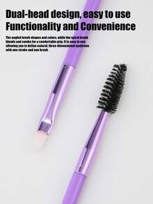 This 6-Piece Makeup Brush Set Features Fragrance-Free ABS Handles And Includes A Blush Brush, Powder Brush, Eyeshadow Brush, And Contour Brush. Ideal For Travel, The Soft Bristles Are Perfect For Beginners. A Great Holiday Gift For Girls.,Brush Set,Makeup Brush Kit,Make Up Brush Set,Make Up Set Complete,Makeup Brush Set,Complete Makeup Kit,Brush Kit,Brushes Makeup Set,Makeup Gift Set - Multicolor - View 2