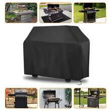 L-XXL Heavy Duty Mobility Scooter Storage Shelter Rain Cover Protector, BBQ Cover Rain Barbecue Grill Protector Outdoor Covers - màu đen - Xem 1