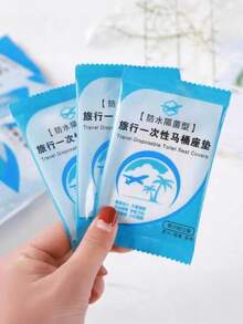 50pcs Disposable Toilet Seat Covers, Public Restroom Travel Toilet Seat Covers, Large Potty Covers, Germ Protect From Public Toilets, Travel Accessories For Airplane, Road Trips, Camping - Multicolor - View 9