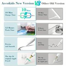 This Capacitive Stylus Is Suitable For Tablets And Features Pixel-Level Tilt Sensitivity. It Is Compatible With Various Models, Comes With Accessories, Has A Modern Appearance And High-End Texture. It Is A Professional Drawing Tool And An Excellent Gift Choice. - C-blue - View 5