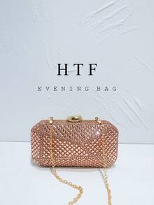 Rhinestone Clutches Luxury Diamond Wedding Purse Crystal Dinner Handbags Designer Party Bags Women's Party Dinner Bag Sparkling Cloud Shiny Diamond Bags