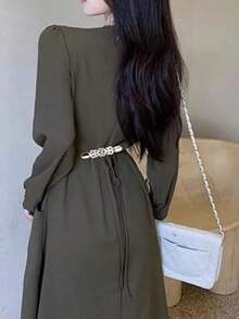 2pcs Vintage Metal Cardigan Clip, Dress Clip, Shawl Clip, Waist Cincher - For Sweaters, Dresses, Coats, Shirts - Multicolor 2 - 查看 3