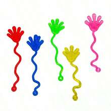 10/20/30/40/50/35PCS Glitter Sticky Hands Party Favors For Birthday Supplies Goodie Bag Stuffers Carnival Prizes Bulk Treat Gift Trinkets Pinata Filler Stuff Mini Stretchy Toys - Small Hands - 查看 2