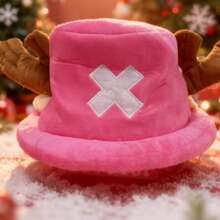 海贼王乔巴帽子 - 动漫角色扮演抓绒帽，成人儿童保暖冬季帽；动漫海贼王乔巴帽子 - 可爱驯鹿耳朵毛绒帽，角色扮演服装配饰，粉丝必备；海贼王乔巴帽子 - 柔软针织帽，冬季保暖头饰，动漫爱好者必备 - 彩色 - 查看 9