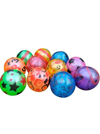 Pelota de colores varios diseños 12 pz Diferentes Colores Pelota Mayoreo Colores