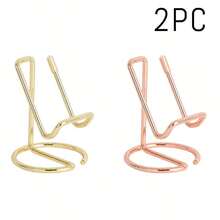 1pc Minimalist Metal Alloy Phone Stand, Suitable For Living Room, Bedroom, Office Desk, Study Back To School
