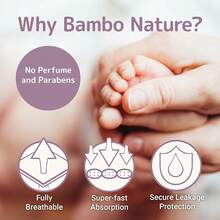 Bambo Nature Pañales ecológicos de alta calidad para bebé (talla 1 a 6 disponibles), talla 6, 24 unidades - Talla 1 - Ver 9