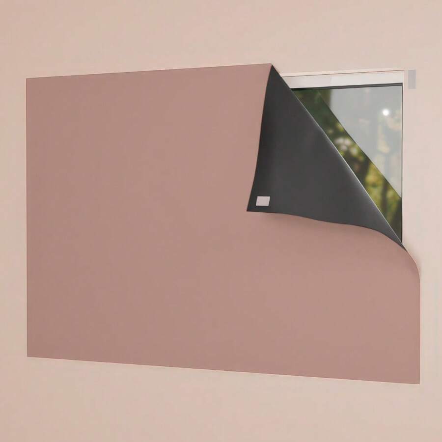 PVC Blackout Panel Curtain, Blocks 100% Of Light, For Living Room, Bedroom, Kitchen, Various Colors - Avellana - Ver 1