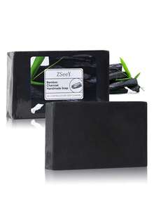Bamboo Charcoal Handmade Soap, Deep Cleansing & Oil-Control Brighten Skin 100g - 彩色 - 查看 7