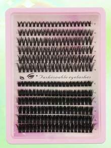240pcs Curled False Eyelashes, Mixed Length 8-16mm, Thick & Curled, Fluffy, 0.07mm Lightweight, Reusable, Suitable For Holidays And Parties. Suitable For Salon Quality DIY Eyelash Extension, Dense & Long Lashes - Easy To Use, Reusable, And Comfortable Fit.