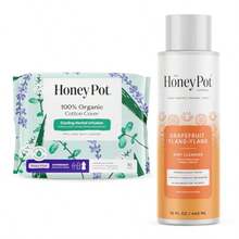 Heavy Overnight And Grapefruit Body Cleanser Bundle - Pads Infused W/Ential Oils - Body Wash To Moisturize And Cleanse Skin - Feminine Care - 白色 - 查看 1