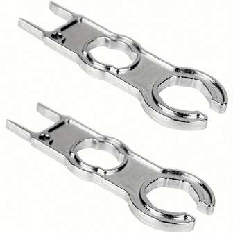 2 piezas de conectores MC4 para paneles solares, llave hexagonal de metal para sistemas fotovoltaicos - Operación mecánica, sin necesidad de energía